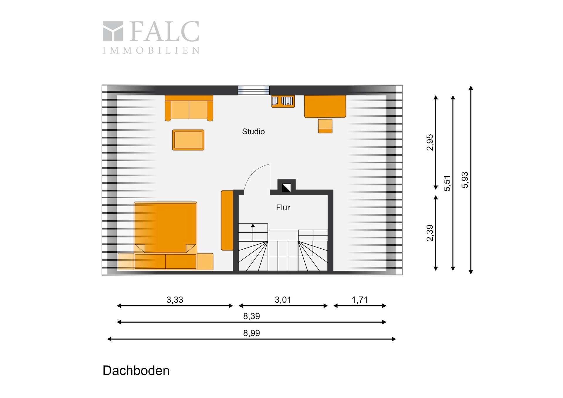 Grundriss Dachgeschoss